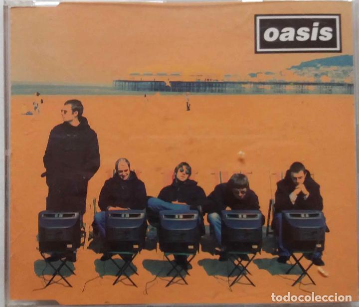 CDs de m&uacute;sica: OASIS, ROLL WITH IT + 3 TEMAS. CD SINGLE - Foto 1