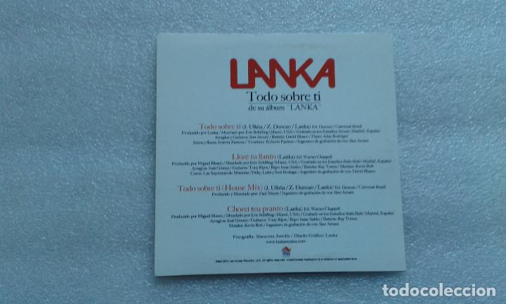 CDs de m&uacute;sica: LANKA - TODO SOBRE TI CD 2010 - Foto 3
