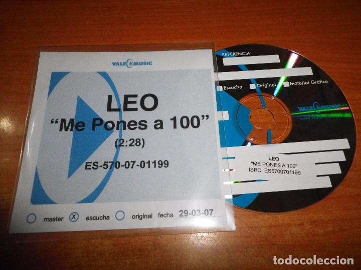 CD de M&uacute;sica: LEO Me pones a 100 CD SINGLE PROMO CD-R VALE MUSIC ORIGINAL 2007 OPRACION TRIUNFO 1 TEMA
