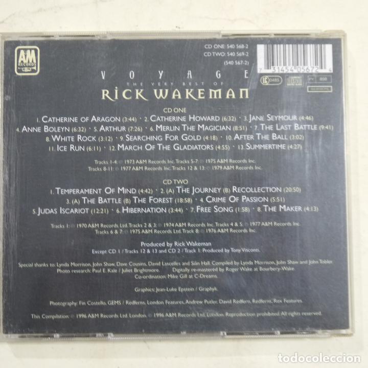 CDs de m&uacute;sica: RICK WAKEMAN - VOYAGE - 2 CDs 1996 - Foto 2