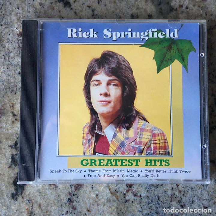 CDs de m&uacute;sica: Rick Springfield - Greatest Hits . CD . 1988 GERMANY - Foto 1