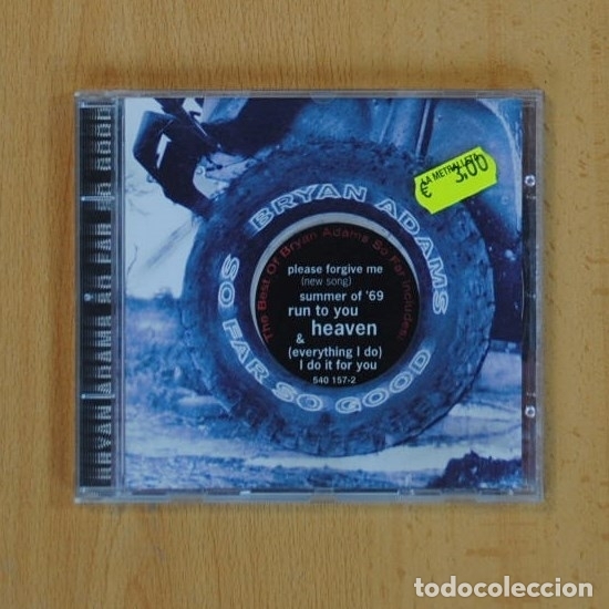 CDs de m&uacute;sica: BRYAN ADAMS - SO FAR SO GOOD - CD - Foto 1