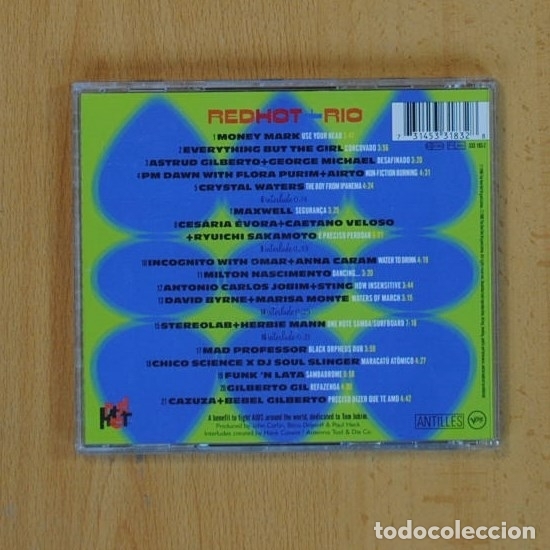 CDs de m&uacute;sica: VARIOS - RED HOT + RIO - CD - Foto 2