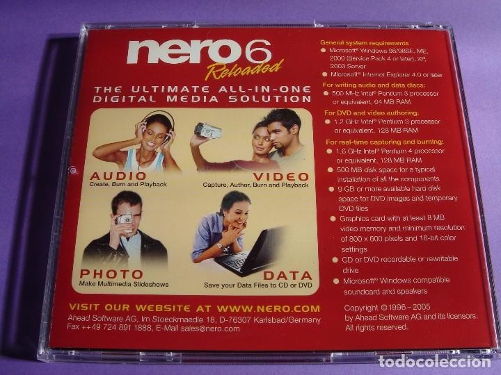 CDs de m&uacute;sica: NERO 6 / RELOADED / PROGRAMA / AUDIO / VIDEO / FOTO / DATA - Foto 2