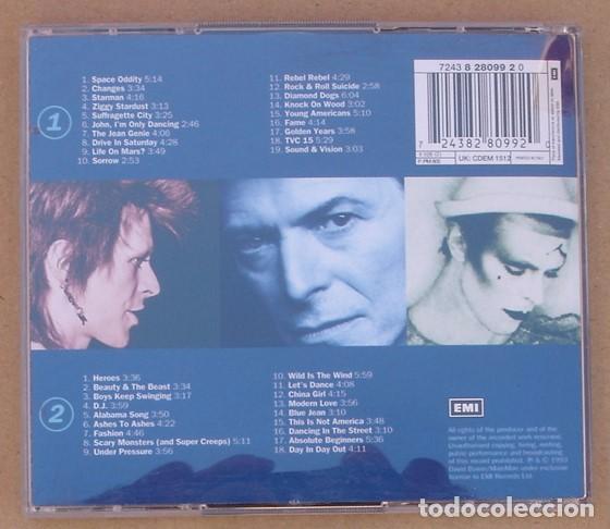 CDs de m&uacute;sica: BOWIE - THE SINGLES COLLECTION (2 CD) 1993 - Foto 4