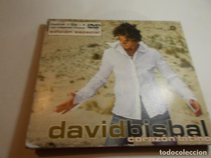 CDs de m&uacute;sica: DAVID BISBAL Coraz&oacute;n Latino CD+DVD - Foto 1