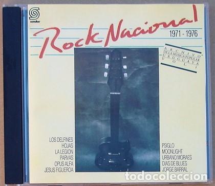 Music CDs: ROCK NACIONAL 1971-1976, URUGUAY - LOS DELFINES-HOJAS-LA LEGI&Oacute;N-PARVAS-OPUS ALFA-J.FIGUEROA(CD) 1994