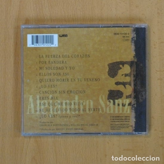 CDs de m&uacute;sica: ALEJANDRO SANZ - ALEJANDRO SANZ - CD - Foto 2