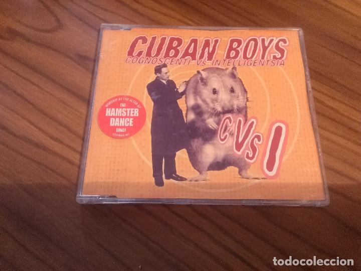 CDs de m&uacute;sica: CUBAN BOYS. COGNOSCENTI VS INTELLIGENTSIA. CD CAJA ESTRECHA CON 3 TEMAS. RARO