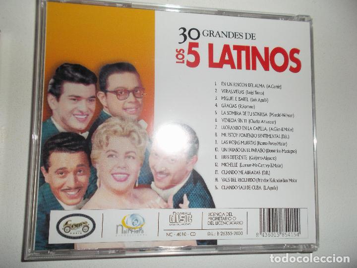 CDs de m&uacute;sica: LOS CINCO LATINOS 2 CDS - Foto 2