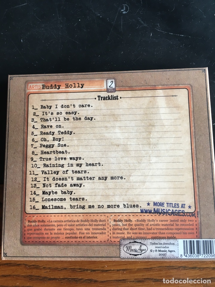 CDs de m&uacute;sica: Buddy Holly The Crickets - Foto 2