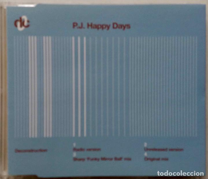 CDs de m&uacute;sica: P.J. HAPPY DAYS. DECONSTRUCTION. CD SINGLE 4 TEMAS - Foto 1