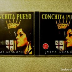 CDs de Música: CONCHITA PUEYO.JOTAS ARAGONESAS-VIVA ARAGON...2 CD´S...RAROS. Lote 67529665
