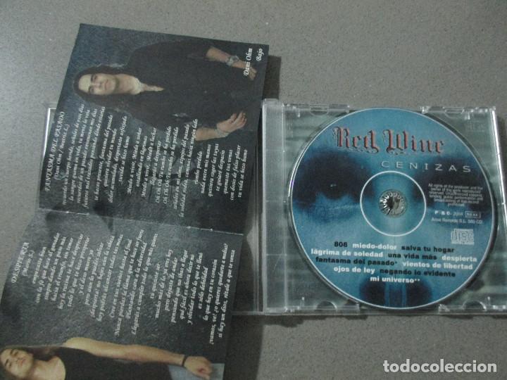 CDs de m&uacute;sica: RED WINE - CENIZAS - CD - 2004 - Foto 2