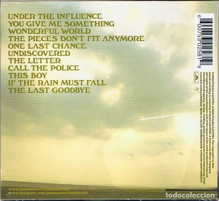 CDs de m&uacute;sica: James Morrison - Undiscovered (precintado). CD - Foto 2