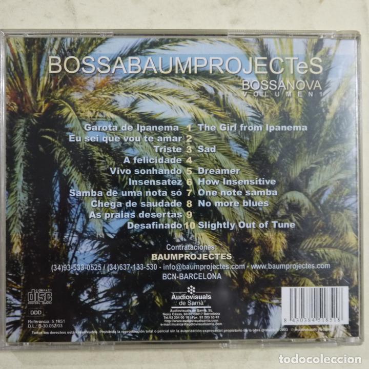 CDs de m&uacute;sica: BOSSANOVA VOL. 1 - BOSSABAUM PROJECTES - CD 2003 - Foto 2