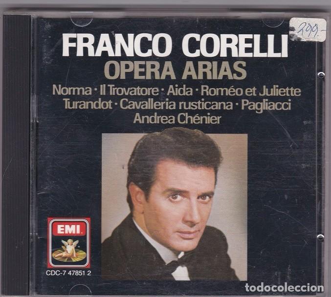 CDs de m&uacute;sica: Franco Corelli - Opera Arias - CD Recopilatorio - Foto 1