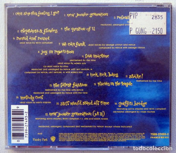 CDs de m&uacute;sica: PRINCE - GRAFFITI BRIDGE - 1990 - AAD - Foto 3