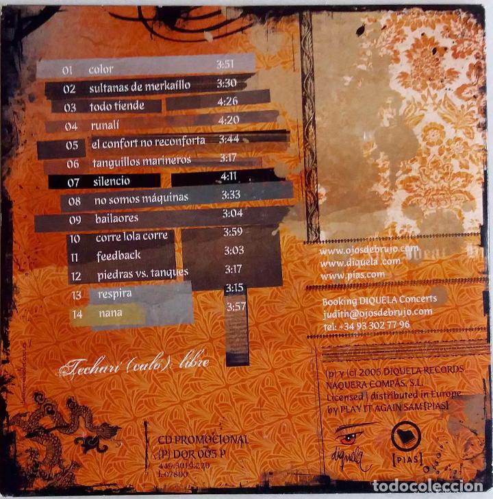 CDs de m&uacute;sica: OJOS DE BRUJO. TECHARI. CD PROMOCIONAL - Foto 2