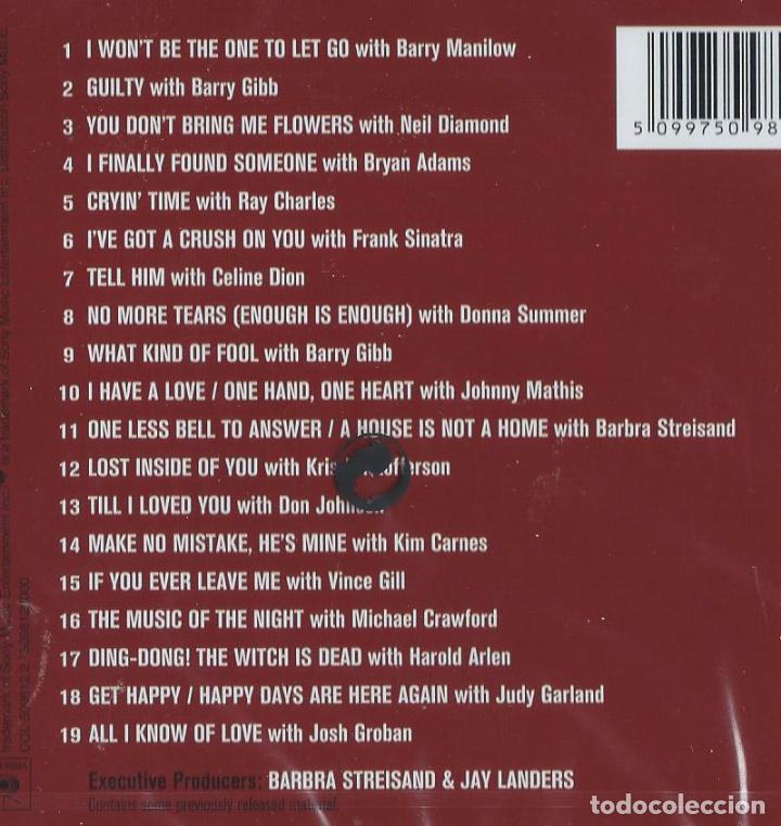 CDs de m&uacute;sica: Barbra Streisand-Duets. CD. NUEVO - Foto 2