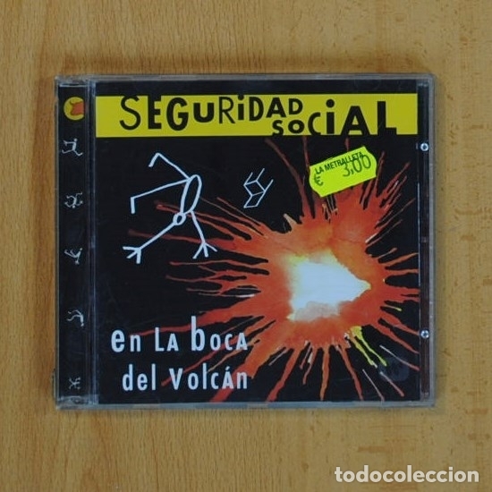 CDs de m&uacute;sica: SEGURIDAD SOCIAL - EN LA BOCA DEL VOLCAN - CD - Foto 1