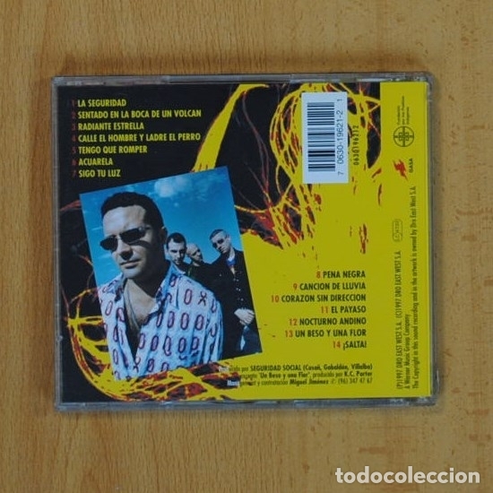 CDs de m&uacute;sica: SEGURIDAD SOCIAL - EN LA BOCA DEL VOLCAN - CD - Foto 2