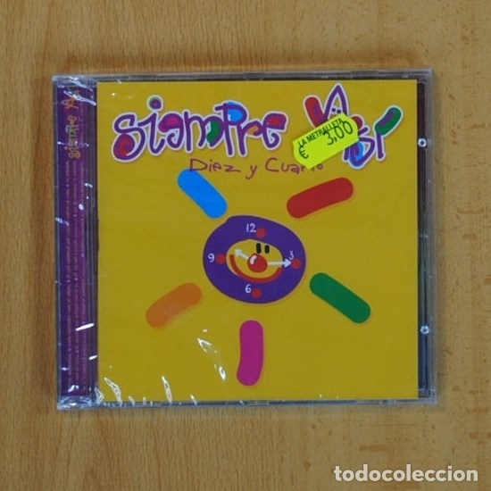CDs de m&uacute;sica: SIEMPRE ASI - DIEZ Y CUARTO - CD - Foto 1