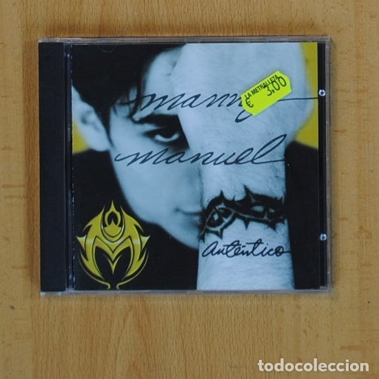 CDs de m&uacute;sica: MANNY MANUEL - AUTENTICO - CD - Foto 1