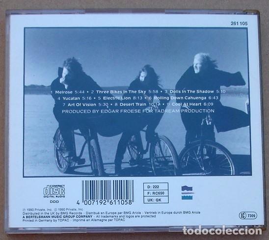 CDs de m&uacute;sica: TANGERINE DREAM - MELROSE (CD 1990) - Foto 3