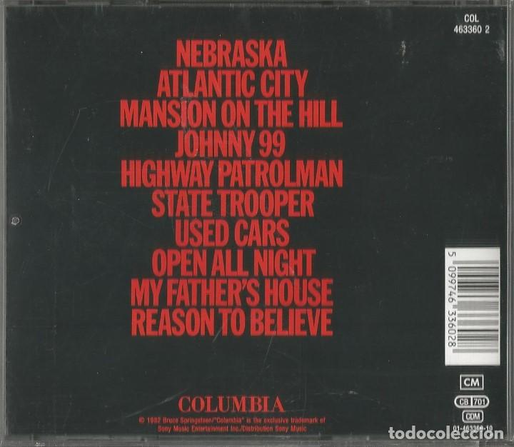CDs de m&uacute;sica: BRUCE SPRINGSTEEN. NEBRASKA. COLUMBIA 1982. - Foto 1