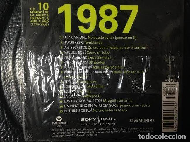 CDs de m&uacute;sica: CD LAS CANCIONES DE NUESTRA VIDA 1987 - Foto 2
