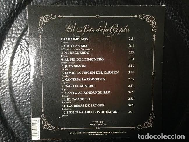 CDs de m&uacute;sica: EL ARTE DE LA COPLA - ANGELILLO - Foto 2