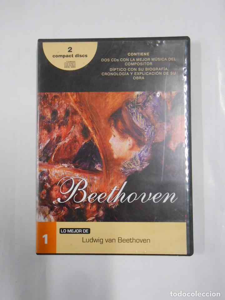 CDs de M&uacute;sica: LO MEJOR DE LUDWIG VAN BEETHOVEN. 2 COMPACT DISCS. CD-ROM. TDKV2