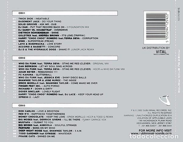 CDs de m&uacute;sica: Erick Morillo - Subliminal Sessions Three - 3xCD - Foto 2