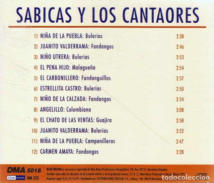 CDs de m&uacute;sica: CD SABICAS Y LOS CANTAORES - Foto 2