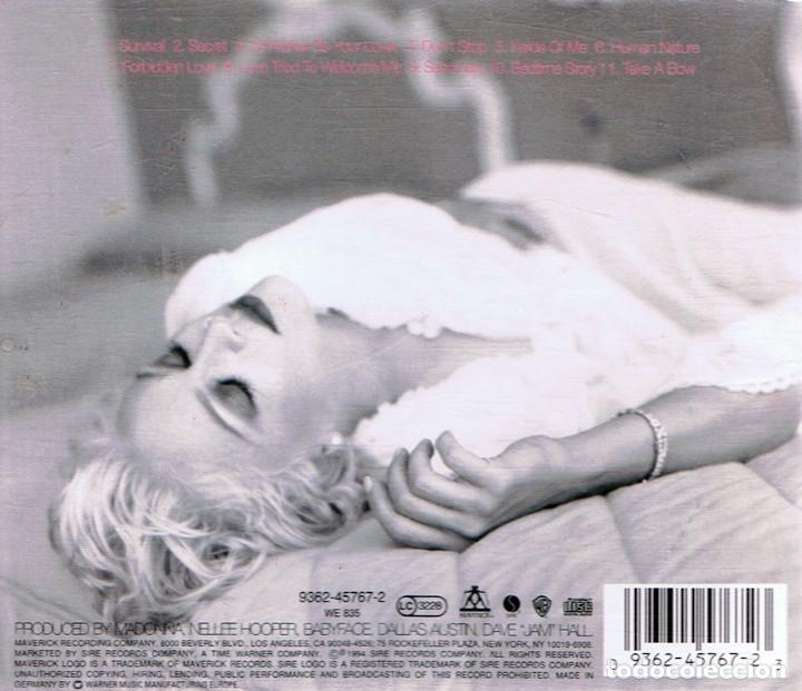 CDs de m&uacute;sica: CD MADONNA &uml;BED TIME STORIES&uml; - Foto 2
