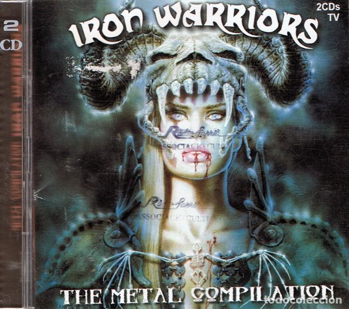 CDs de m&uacute;sica: CD IRON WARRIORS &uml;THE METAL COMPILATION&uml; (2 CD) - Foto 1