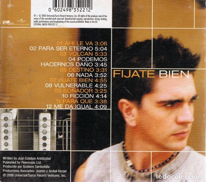 CDs de m&uacute;sica: CD JUANES &uml;FIJATE BIEN&uml; - Foto 2
