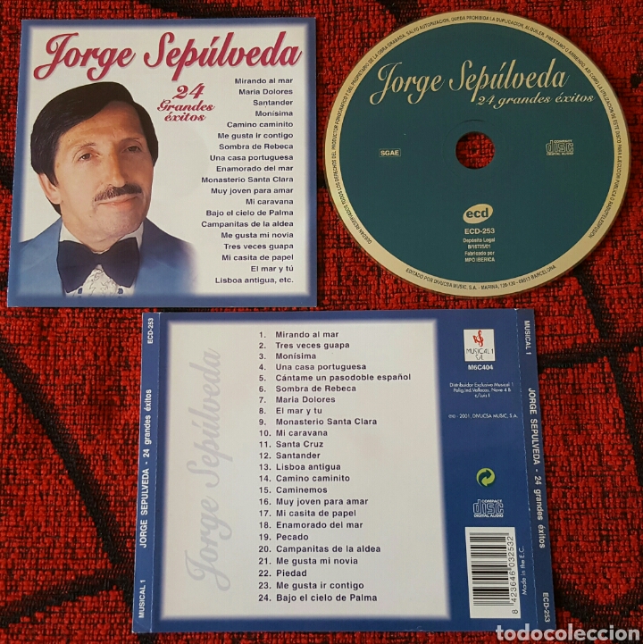 CDs de m&uacute;sica: JORGE SEPULVEDA 21 Grandes &Eacute;xitos CD ORIGINAL - Foto 1