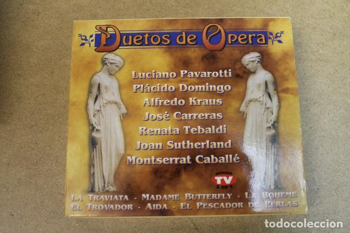 CDs de m&uacute;sica: TRIPLE CD DUETOS DE OPERA - Foto 1