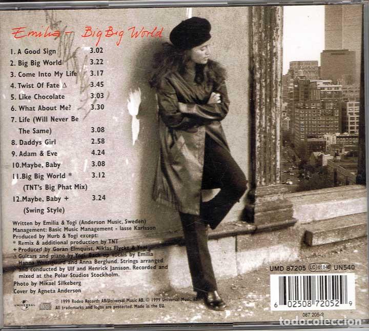 CDs de m&uacute;sica: Emilia - Big Big World - Foto 2