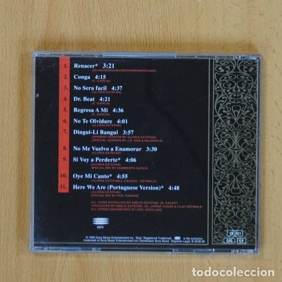 CDs de m&uacute;sica: GLORIA ESTEFAN - GLORIA ESTEFAN - CD - Foto 2