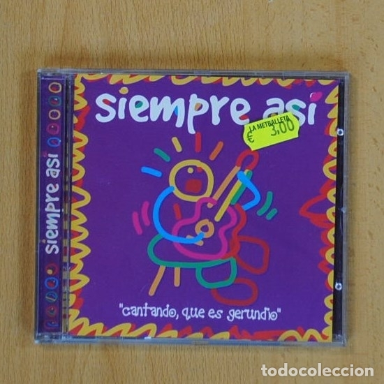 CDs de m&uacute;sica: SIEMPRE ASI - CANTANDO QUE ES GERUNDIO - CD - Foto 1