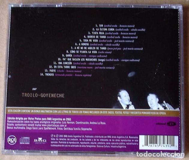 CDs de m&uacute;sica: TROILO - GOYENECHE - SUR (CD 2003) - Foto 3