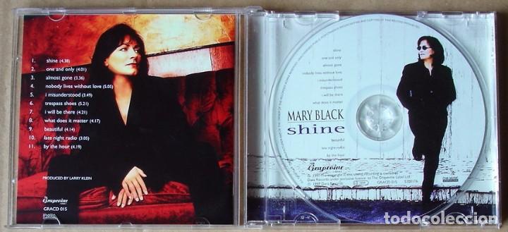 CDs de m&uacute;sica: MARY BLACK - SHINE (CD 1997) - Foto 2