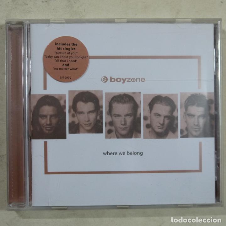 CDs de m&uacute;sica: BOYZONE - WHERE WE BELONG - CD 1998 - Foto 1