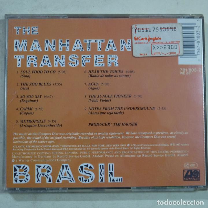CDs de m&uacute;sica: THE MANTHATTAN TRANSFER - BRASIL - CD 1981 - Foto 2