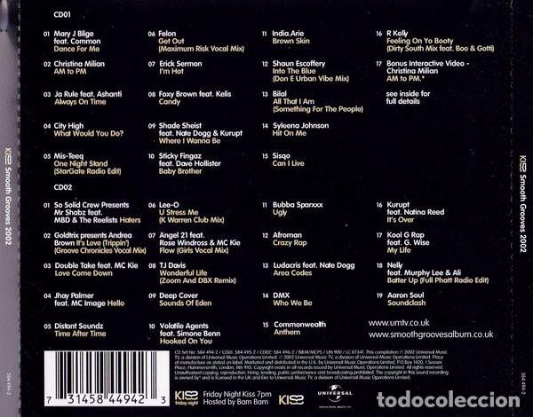 CDs de m&uacute;sica: Kiss Smooth Grooves 2002 - 2xCD - Foto 2