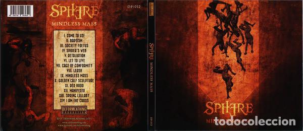 CDs de m&uacute;sica: Sphere-Mindless Mass-Death metal grind core cd - Foto 1