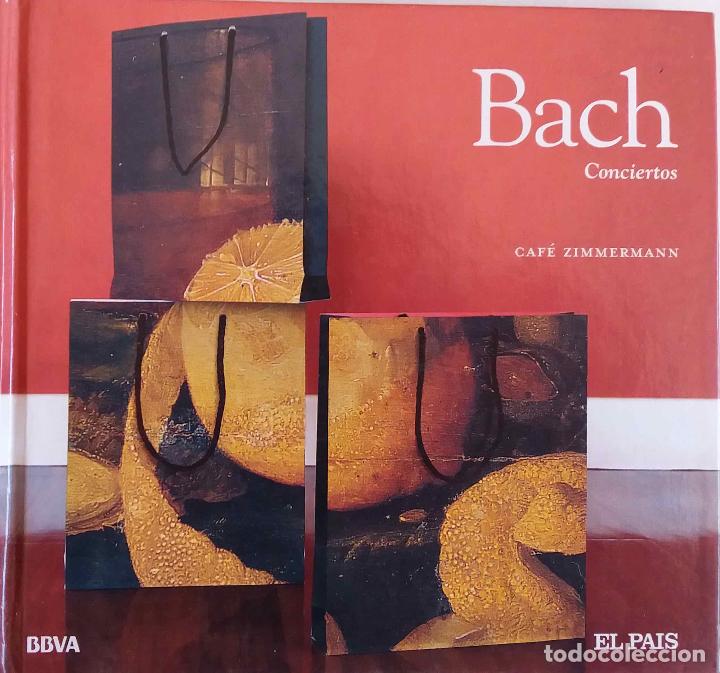 CDs de M&uacute;sica: BACH, COCIERTOS. TERCER CONCIERTO BRANDERBURGO. CONCIERTO PARA DOS VIOLINES... CD DIGIPACK CON LIBRO